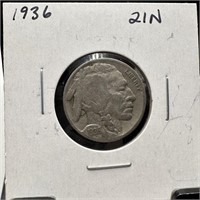 1936 BUFFALO NICKEL