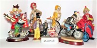 Collection of Clown Figurines