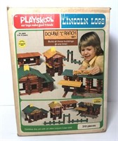 Vintage PlaySkool Lincoln Logs 1977