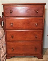 Wood Four Drawer Chest