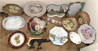 Collection of Vintage Plates, Platters, & Bowls