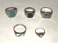 Nice Ring Collection 3 are Sterling Sizes in