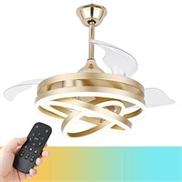Bella Depot Retractable Ceiling Fan with Lights