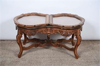 Renaissance Revival Carved Walnut Dual Tray Table