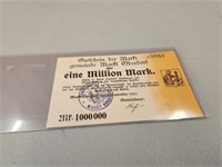 1923 Germany 1000000 Mark - Very Fine