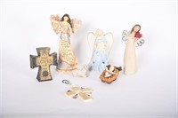 Willow Tree & Angel Figurines, Cross Decor