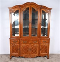Vintage Breakfront China Cabinet