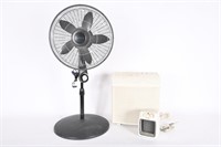 Pedestal Fan & Heaters
