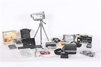 Camcorders, Polaroid Land Camera, Digital Cameras