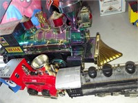 Toy model train assortment pieces