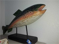 Decorative Fish Sculpture on stand