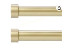 2pk OLV Curtain Rods 48”-84” Gold