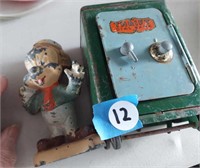 Vintage toy and money bank