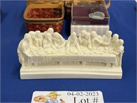 RESIN SCULPTURE OF "THE LAST SUPPER"