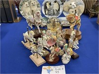 ASSORTED CAROUSEL HORSE FIGURES