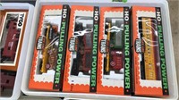 FLAT OF PULLING POWER HO SCALE TRAIN CARS
