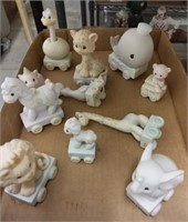 TRAY OF PRECIOUS MOMENTS CIRCUS FIGURINES
