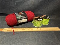 yarn and ribbon