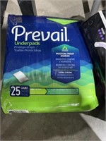 25 PREVAIL  UNDERPADS
