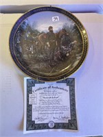 Collector Plate STONWALL JACKSON with Certificate
