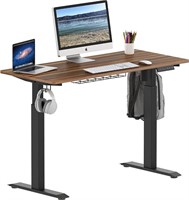 SHW Electric Height Adj. Standing Desk, 48" x 24"