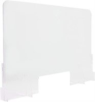 LISWON Sneeze Guard for Counter - Clear Acrylic