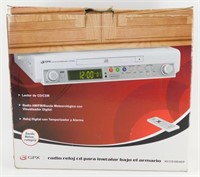 * New GPX Under Cabinet CD Radio - Model Number