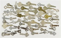 Vintage To Antique Lot of 63 Keys