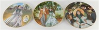 * 3 Vintage Gone with the Wind Collector Plates