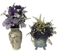 Artificial Flowers in Vases