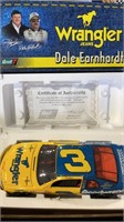 Wrangler jeans, Dale Earnhardt 1:18 scale, NASCAR