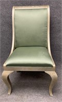 Distressed Upholstered Side Chair