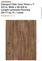 Clarypor oak Flooring Approx 24 sq ft total