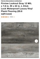 Home Decor Collection Waterproof Floor Apx 62 sqft