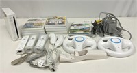 Wii with 10 Games and Controllers