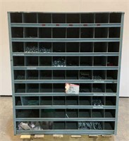 Metal Organizer & Contents