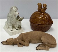 Three Animal Figurines