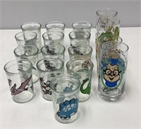 Seventeen Welches Jelly Glasses and Tumblers