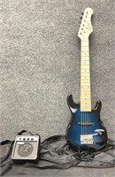Small Electric Guitar and Mini Amp