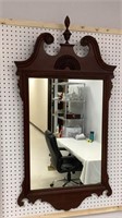 Heavy Wood Framed Chippendale Mirror