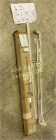 Yumierle brass tone curtain rod 28”-48” new store