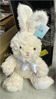 HUGme fluffy bunny plush toy new store return