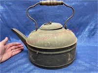 Larger antique copper kettle (stove top kind)