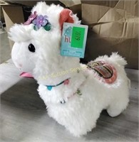 HUGme llama plush toy new store return