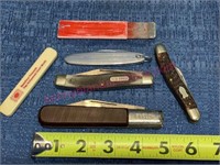 Lot of pocket knives (Old Timer-Barlow-etc)
