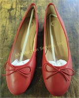 Vika, red, women's shoe, size 11, new