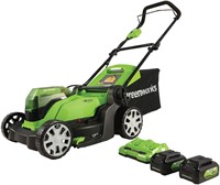 Greenworks 2 x 24V (48V) 17" Cordless Lawn Mower