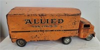 Allied Van Lines Truck & Trailer - Metal Toy