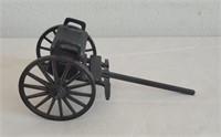 Antique Metal Cannonball Transportation Wagon Toy