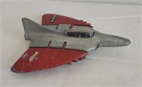Die-Cast Plane w/ Fold up Wings- Hubley Kiddie Toy